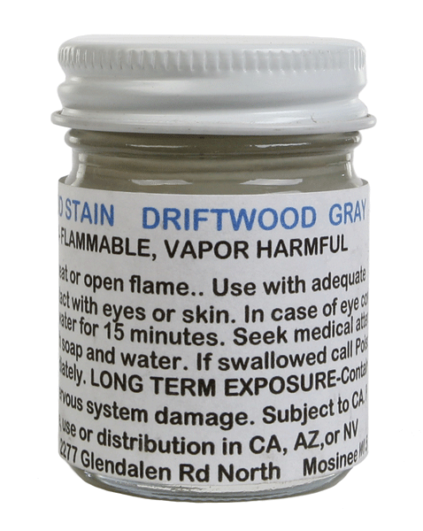 Oil-Based Wood Stain - 1oz  29.6mL -- Driftwood Gray-1