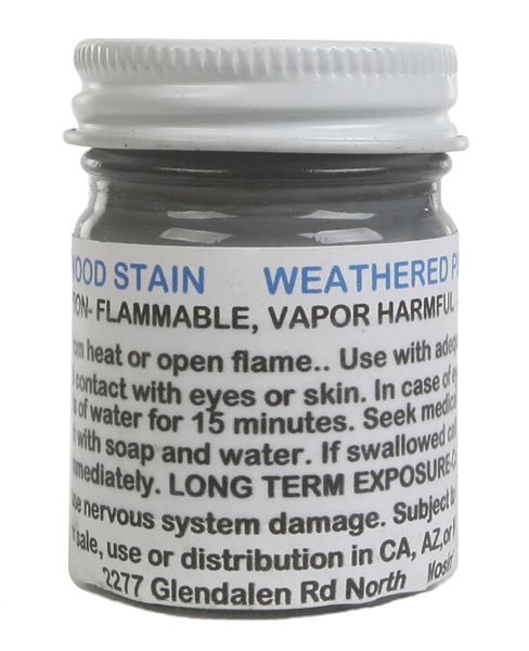 Oil-Based Wood Stain - 1oz  29.6mL -- Seaport Gray