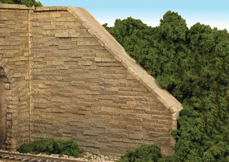 Split Stone Abutment Wing Walls -- pkg(2)