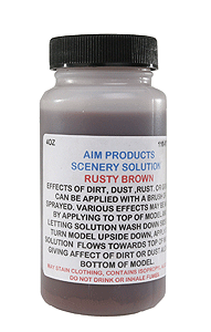 Scenery Solution Wash - 4oz  118mL -- Rusty Brown-1