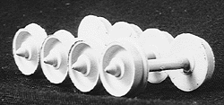 Wheelsets pkg(12) -- 33" Acetal Plastic