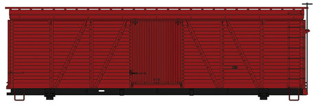 Fowler 36' Wood Boxcar - Kit -- Undecorated