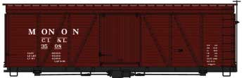 Fowler 36' Wood Boxcar - Kit -- Monon CI&L 3508 (Boxcar Red)