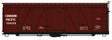 Folwer 36' Wood Boxcar - Kit -- Canadian Pacific 104258 (Boxcar Red)
