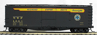 50' Outside Braced Boxcar -- Northwestern Pacific