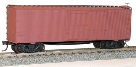 36' Double-Sheathed Wood Boxcar, Steel Roof, Wood Ends, Fishbelly - Kit -- Undecorated