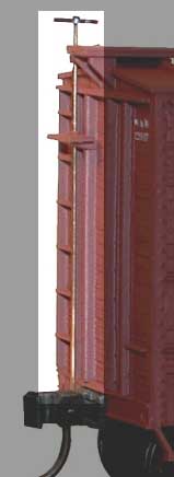 Vertical Brake Staff and Brake Wheel -- pkg(6)