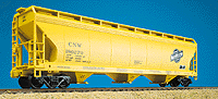 47' ACF 3-Bay Center Flow Covered Hopper - Kit (Plastic) -- Chicago & North Western