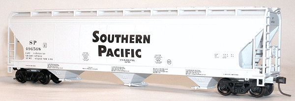 47' ACF 3-Bay Center Flow Covered Hopper - Kit (Plastic) -- Southern Pacific