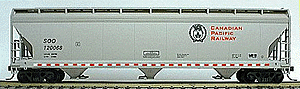 47' ACF 3-Bay Center Flow Covered Hopper Assortment -- Canadian Pacific - Soo Line Beaver