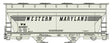ACF 2-Bay Covered Hopper - Kit -- Western Maryland #604987 (gray, Speed Lettering)