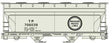 ACF 2-Bay Covered Hopper - Kit -- Missouri Pacific T&P #706039 (gray, black, Buzz Saw Logo)