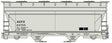 ACF 2-Bay Covered Hopper - Kit -- ACFX 44795 (gray)