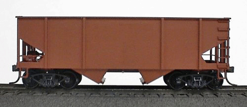 Canton Car Co.-Built 55-Ton 2-Bay Hopper - Kit -- Undecorated