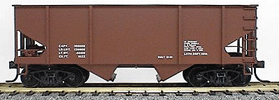 Canton Car Co.-Built Great Northern 2-Bay Hopper -- Data Only (Mineral Red)