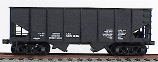 USRA 55-Ton 2-Bay Coal Hopper - Original Builders' Lettering Schemes - Kit -- Data Only (black)