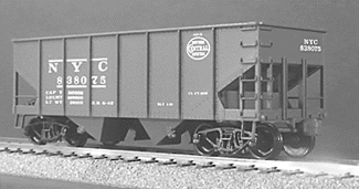 USRA 2-Bay 55-Ton Open Hopper - Kit -- Frisco (Oxide)