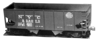 USRA 2-Bay 55-Ton Open Hopper - Kit -- Southern Pacific (Mineral Red)