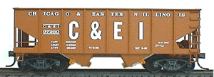 USRA 2-Bay 55-Ton Open Hopper - Kit -- Chicago & Eastern Illinois