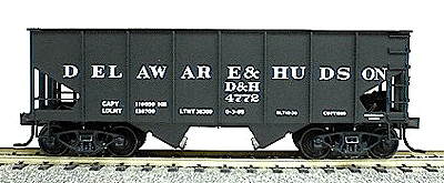 USRA 2-Bay 55-Ton Open Hopper - Kit -- Delaware & Hudson