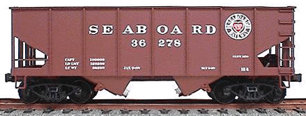 USRA 2-Bay 55-Ton Open Hopper - Kit -- Seaboard (black)