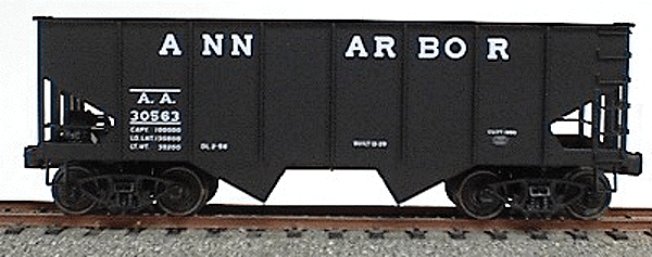 USRA 2-Bay 55-Ton Open Hopper - Kit -- Ann Arbor