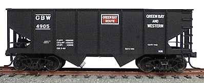 USRA 2-Bay 55-Ton Open Hopper - Kit -- Green Bay & Western
