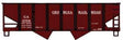 USRA 55-Ton 2-Bay Open Hopper - Kit -- Georgia Railroad 3758 (Boxcar Red)