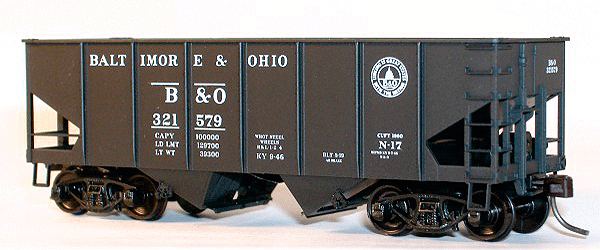 55 Ton USRA Twin Hopper - 6-Pack -- Baltimore & Ohio