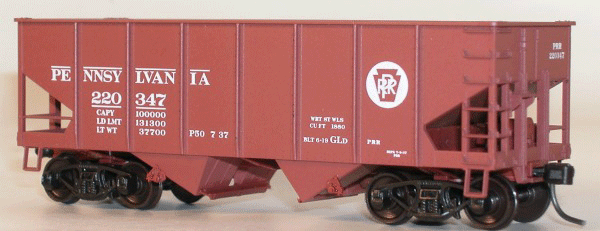 55-Ton USRA Hopper 6-Number Set -- Pennsylvania (Circle Keystone)