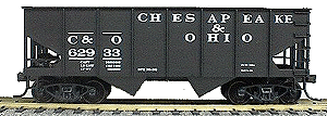 USRA 55-Ton Coal Hopper 12-Pack - Walthers Exclusive -- Chesapeake & Ohio (New Road Numbers)