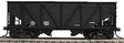 55-Ton Wood Side Twin Hopper -- Data Only (black)