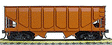 55-Ton Panel-Side 2-Bay Hopper - Kit -- Undecorated