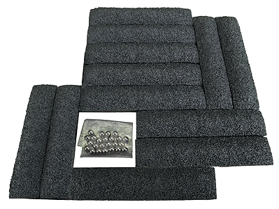 Coal Loads pkg(12) -- Fits Accurail 7500 Series Triple & Quad Hoppers (Sold Separately) & Others