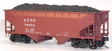 Magnetic Coal Load pkg(12) -- For Accurail 7700-Series Offset-Side Twin Hopper