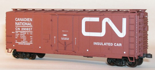 40' AAR Plug Door Boxcar Kit -- Canadian National (Worm)
