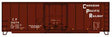 AAR 40' Insulated Plug-Door Boxcar - Kit -- Canadian Pacific 35274 (Boxcar Red, Staggered Lettering)