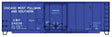 AAR 40' Insulated Plug-Door Boxcar - Kit -- Chicago, West Pullman & Southern #24038 (blue, white)