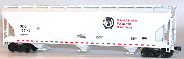 ACF 3-Bay Covered Hopper 3-Number Set -- Canadian Pacific (Beaver)