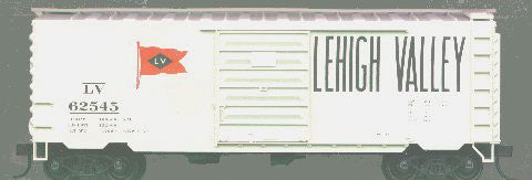 40' PS-1 Steel Boxcar - Kit (Plastic) -- Lehigh Valley