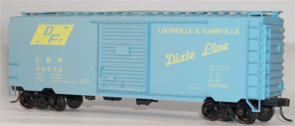 40' PS-1 Steel Boxcar - Kit (Plastic) -- Louisville & Nashville (Dixie Line)