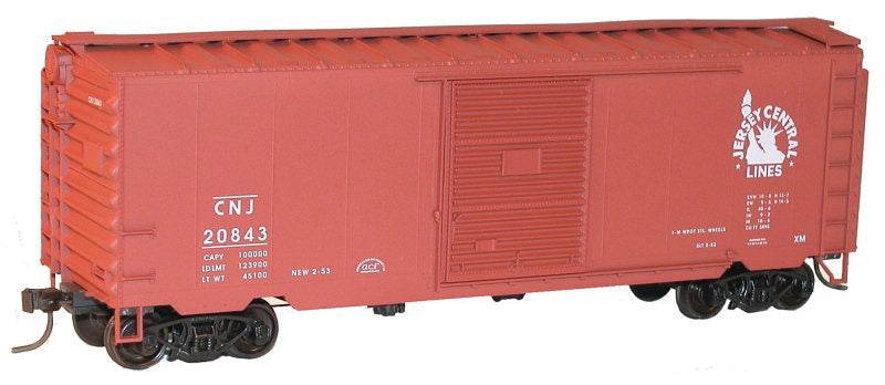 40' PS-1 Steel Boxcar - Kit -- Central Railroad of New Jersey #20843