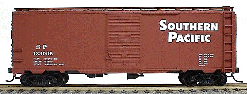 AAR 40' Single-Door Steel Boxcar - Kit (Plastic) -- Southern Pacific