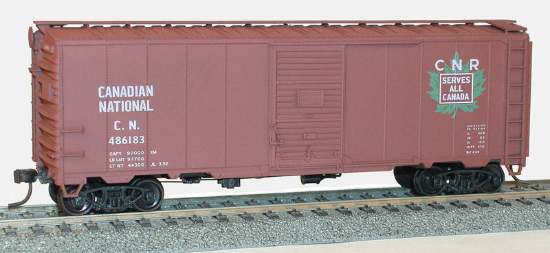 AAR 40' Single-Door Steel Boxcar - Kit -- Canadian National