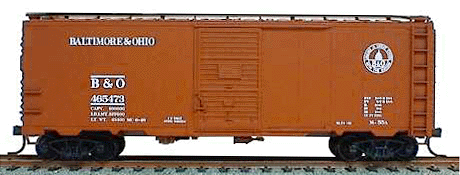 AAR 40' Single-Door Steel Boxcar - Kit (Plastic) -- Baltimore & Ohio