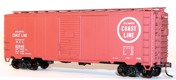 AAR 40' Single-Door Steel Boxcar - Kit (Plastic) -- Atlantic Coast Line