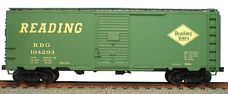AAR 40' Single-Door Steel Boxcar - Kit (Plastic) -- Reading