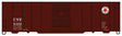 AAR 40' Single-Door Steel Boxcar - Kit -- Lehigh & New England