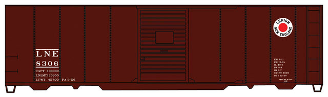 AAR 40' Single-Door Steel Boxcar - Kit -- Lehigh & New England