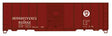 AAR 40' Single-Door Steel Boxcar - Kit -- Pennsylvania Railroad 603842 (Tuscan, Circle Keystone)